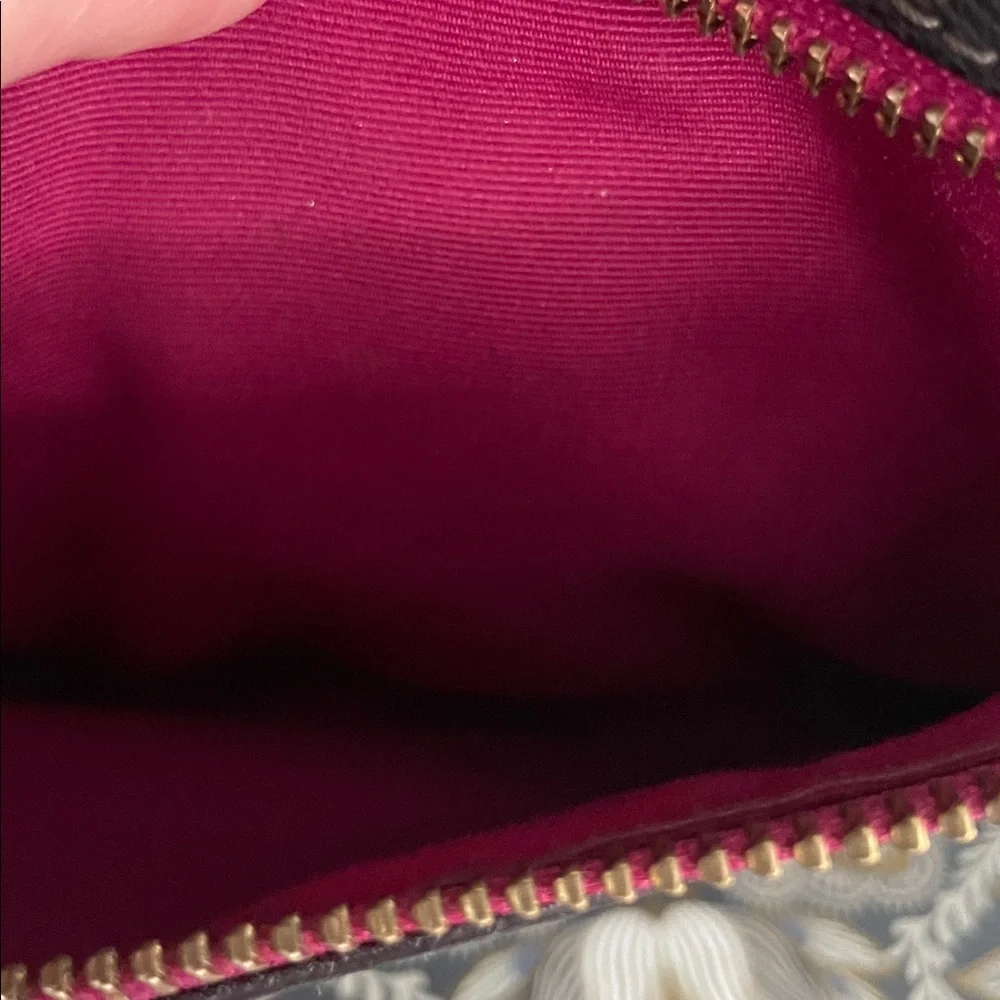 Coach Brown and Pink Signature Canvas Tote